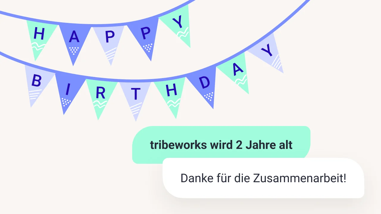 Auf dem Bild ist eine Girlande zu sehen, auf der Happy Birthday geschrieben steht.